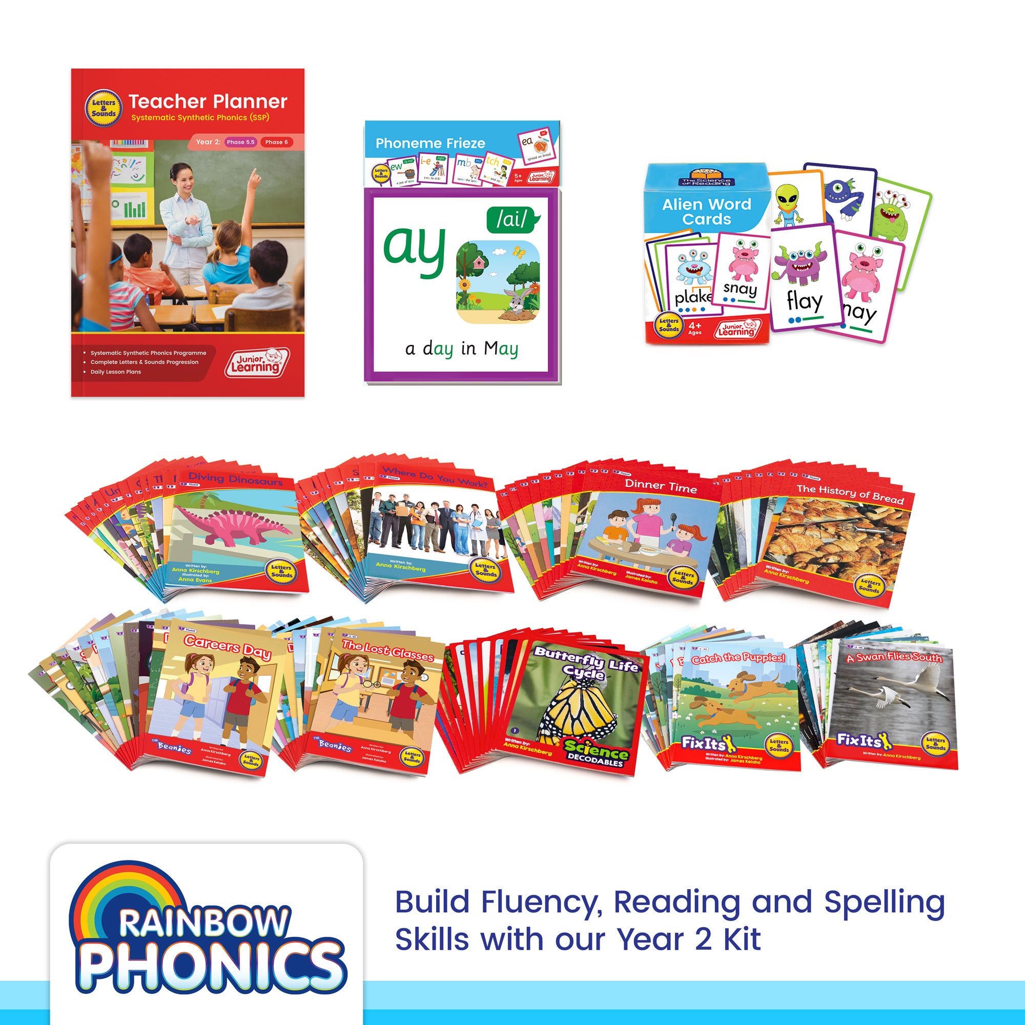 Rainbow Phonics Kits Year 2