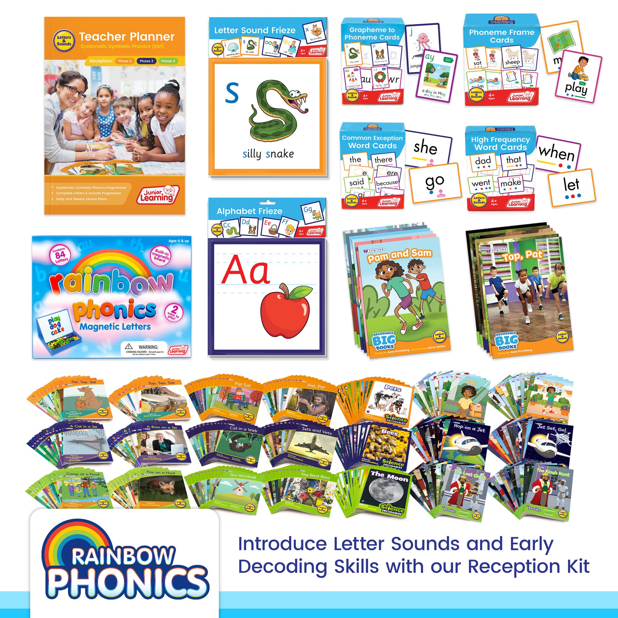 Rainbow Phonics Kits Reception